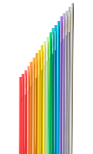 STRAWS 0.50ML PASTEL YELLOW - (PACK OF 2000)