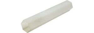 GOBLET 20MM HEXAGONAL WHITE