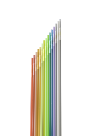 TBS STRAWS 0.25ML PASTEL GREEN - (PACK OF 2000)