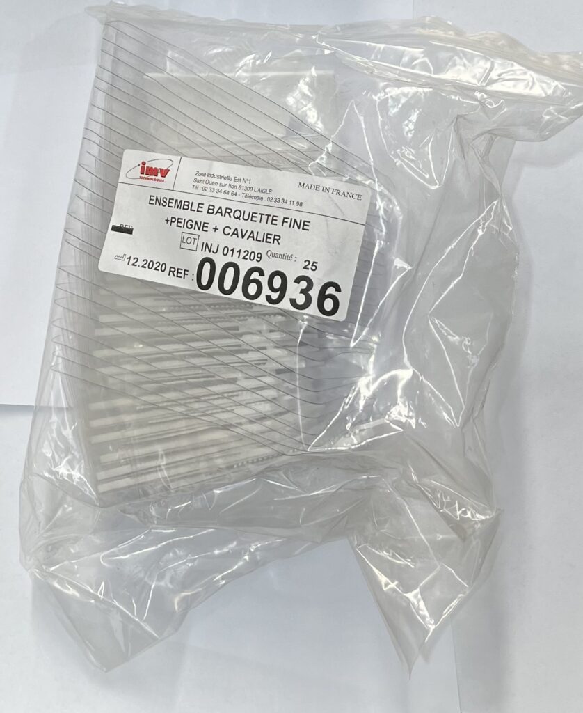 BUBBLER DISH & COMB FOR 0.25ML STRAWS (PACKET 25)