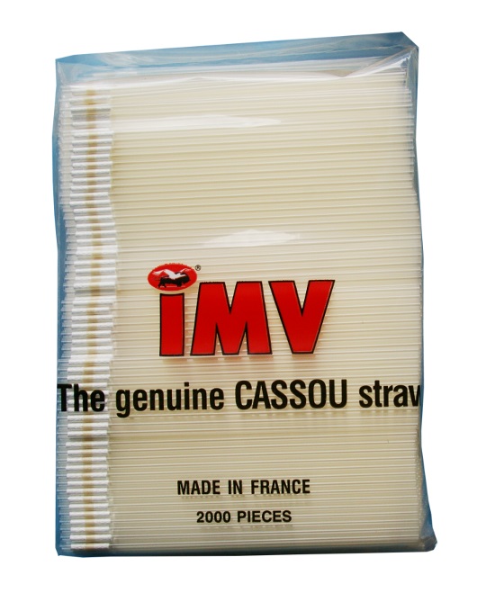 AI straws IMV 005569 0.5ml (1/2cc) Clear 2000 pack Australia