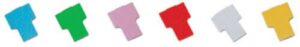 IDENTIFICATION RED TABS FOR CANES-PACK 100