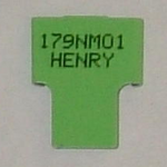 Cane tab to label ampoule cane – GREEN - Image 1