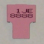 Cane tab to label ampoule cane – PINK - Image 1