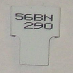 Cane tab to label ampoule cane – WHITE - Image 1