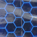 AI 20mm straw storage goblet – Hexagonal – IMV Visotube – Blue (pack of 150) - Image 2