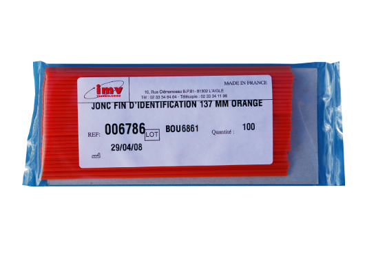 IMV Identification rod or marker rod for semen straw identification – Orange