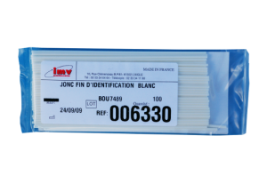 IMV Identification rod or marker rod for semen straw identification - White