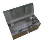 AI Empty Kitbox only – Stainless Steel – Dividers in place – Make up your own kit - Image 2