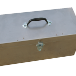 AI Empty Kitbox only – Stainless Steel – Dividers in place – Make up your own kit - Image 1