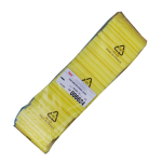 AI straw storage goblet – Polygonal – IMV Visotube – Yellow (Pack of 300) - Image 1