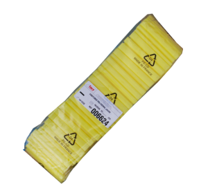 AI straw storage goblet - Polygonal - IMV Visotube - Yellow (Pack of 300)
