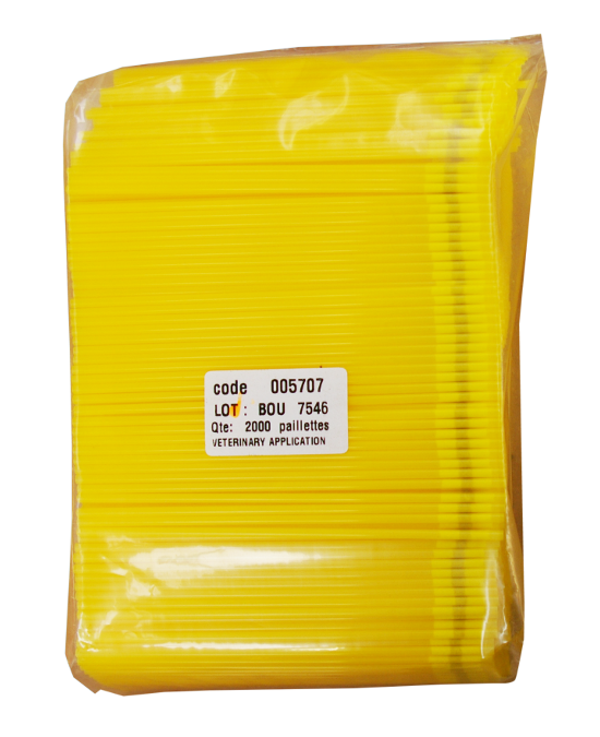 AI straws IMV 005707 0.5ml (1/2cc) Yellow 2000 pack Australia