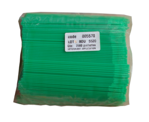 AI straws - IMV 005570 0.25ml (1/4cc) Green 2000 pack