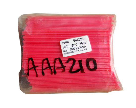 AI straws – IMV 005581 0.25ml (1/4cc) Pink 2000 pack