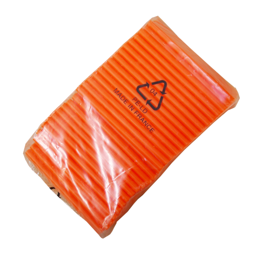 AI straw storage goblet – round – 7.1mm IMV Visotube – Orange (pack of 300)